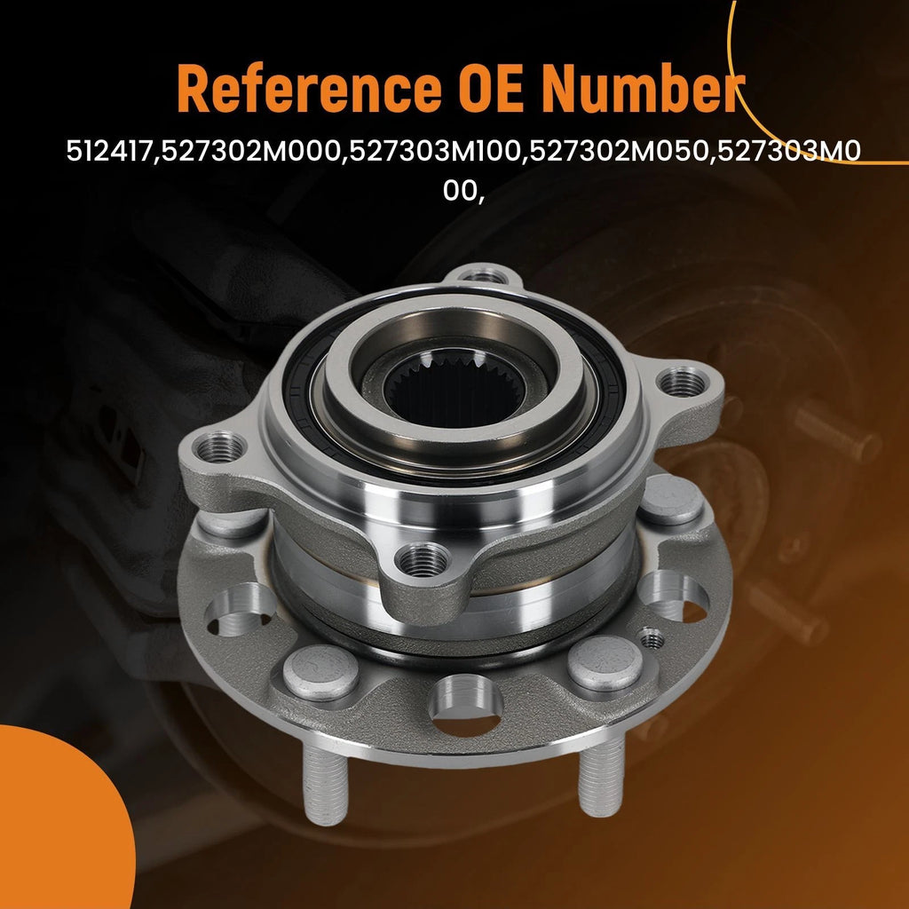 Rear Wheel Hub Bearing Assembly for Hyundai Equus (2011–2016) 512417 5 Stud