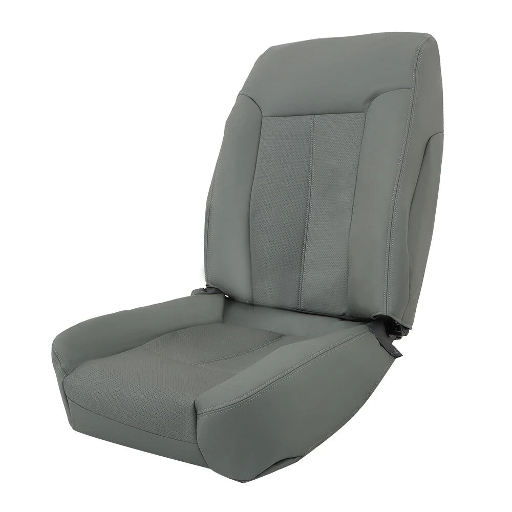 Leather Seat Covers for Ford F250 F350 Lariat (2011–2016) Gray