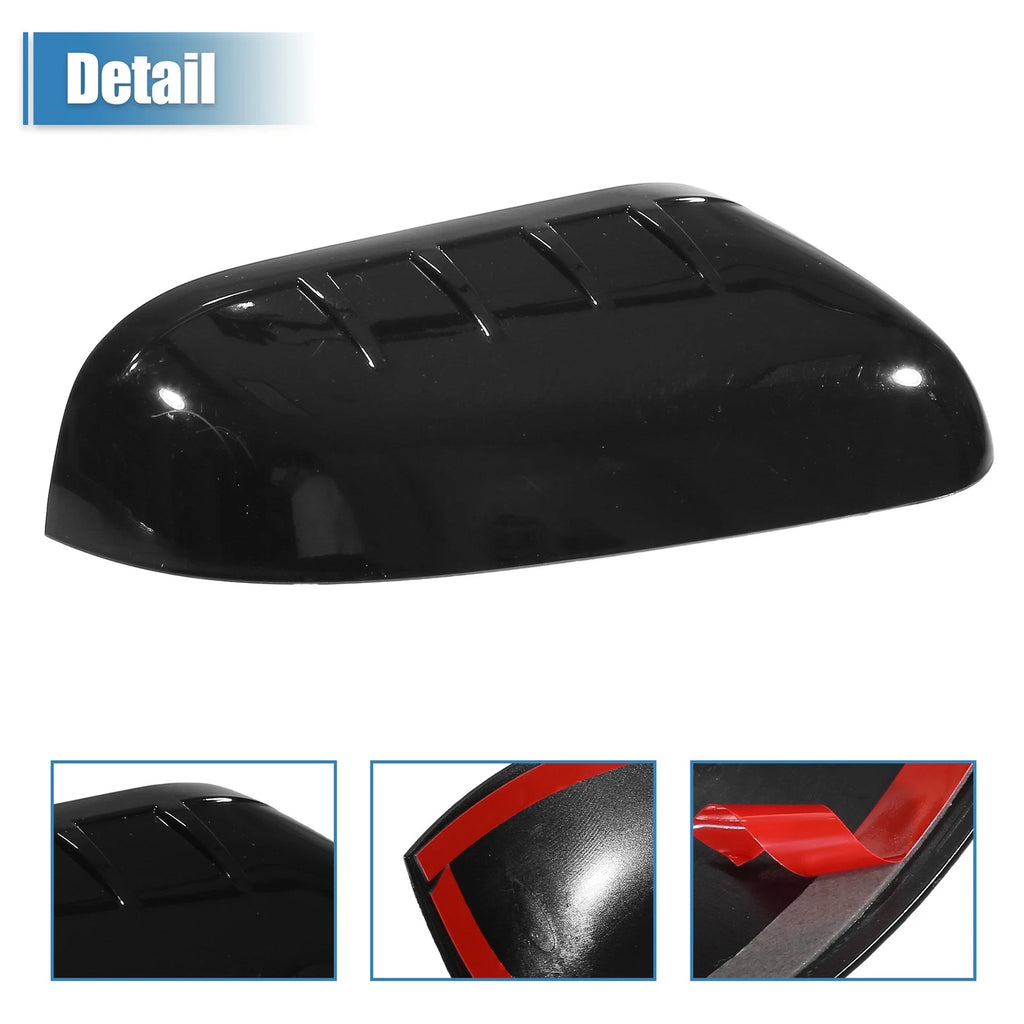 1 Pair Gloss Black Top Half Mirror Cover for Ford Explorer (2011–2015)