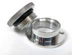 Polished Aluminum Valve Cover Bung Rear End Inspection for Universal (Universal)