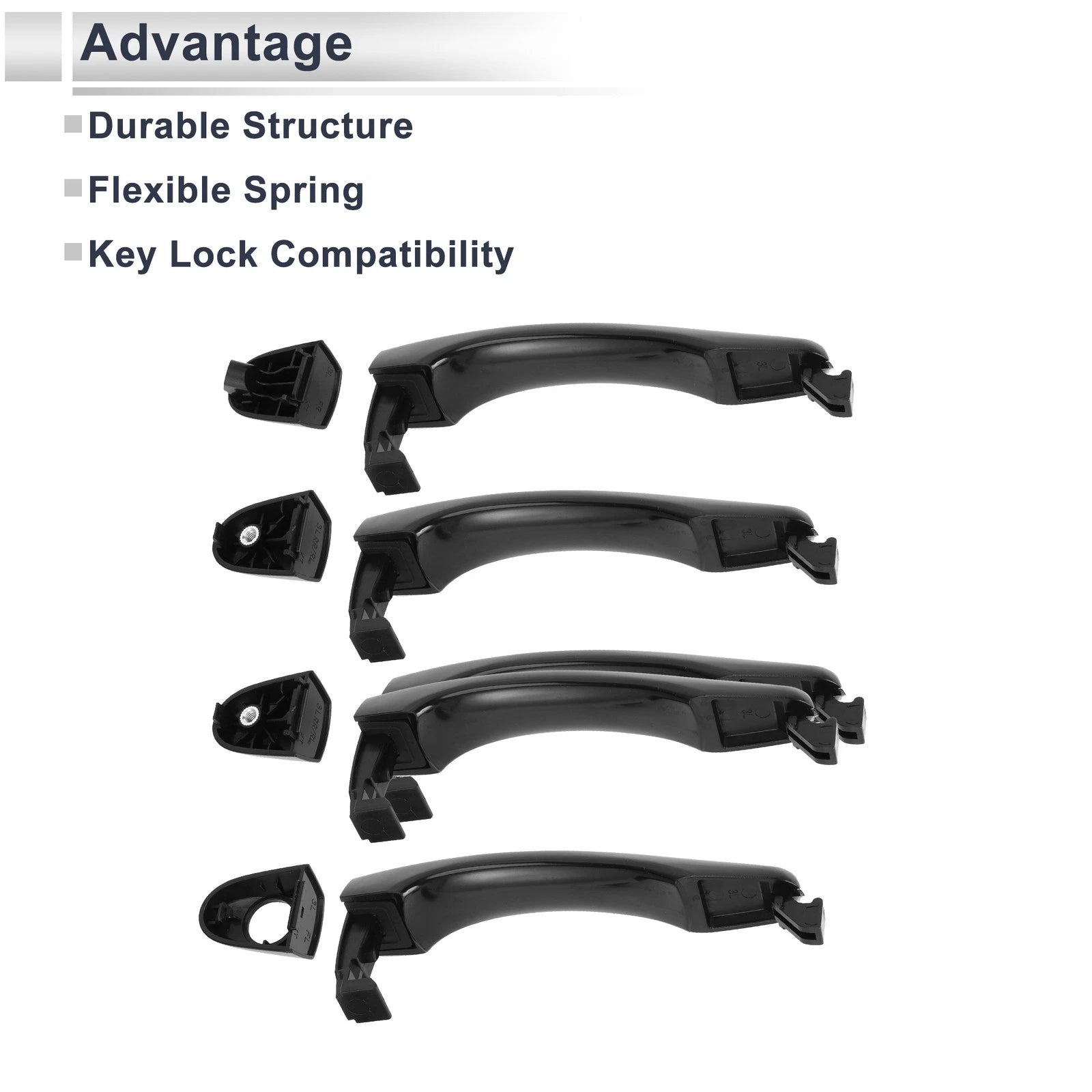 Front Door Handles for Hyundai Azera (2006–2011) No. 826513L000