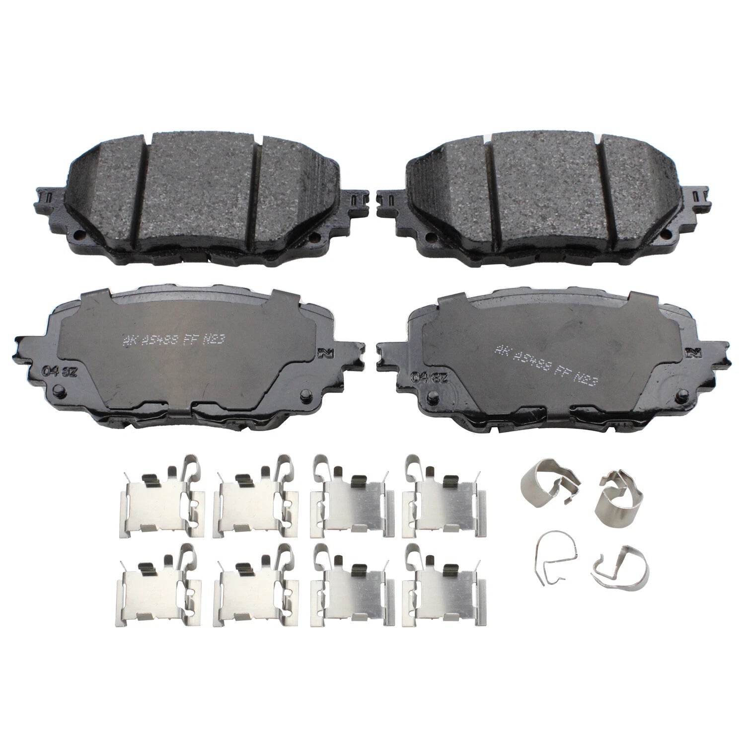 Set of 4 Akebono ProACT Front Ceramic Brake Pads for 124 Spider MX-5 Miata (2016–2023)