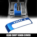 Blue Gear Panel Frame Gear Shift Knob Trim for Honda Civic (2016–2021)