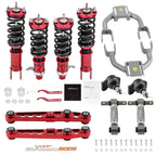 Coilovers Struts + Rear Lower Control Arm Kit for Honda Civic Integra (1992–2001)