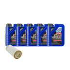 5L Liqui Moly Synthoil Premium SAE 5W40 Oil Change Kit for Audi L4 2.0L (2010–2023)