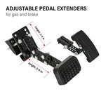 Adjustable Gas and Brake Pedal Extenders for Short Drivers (Fits )