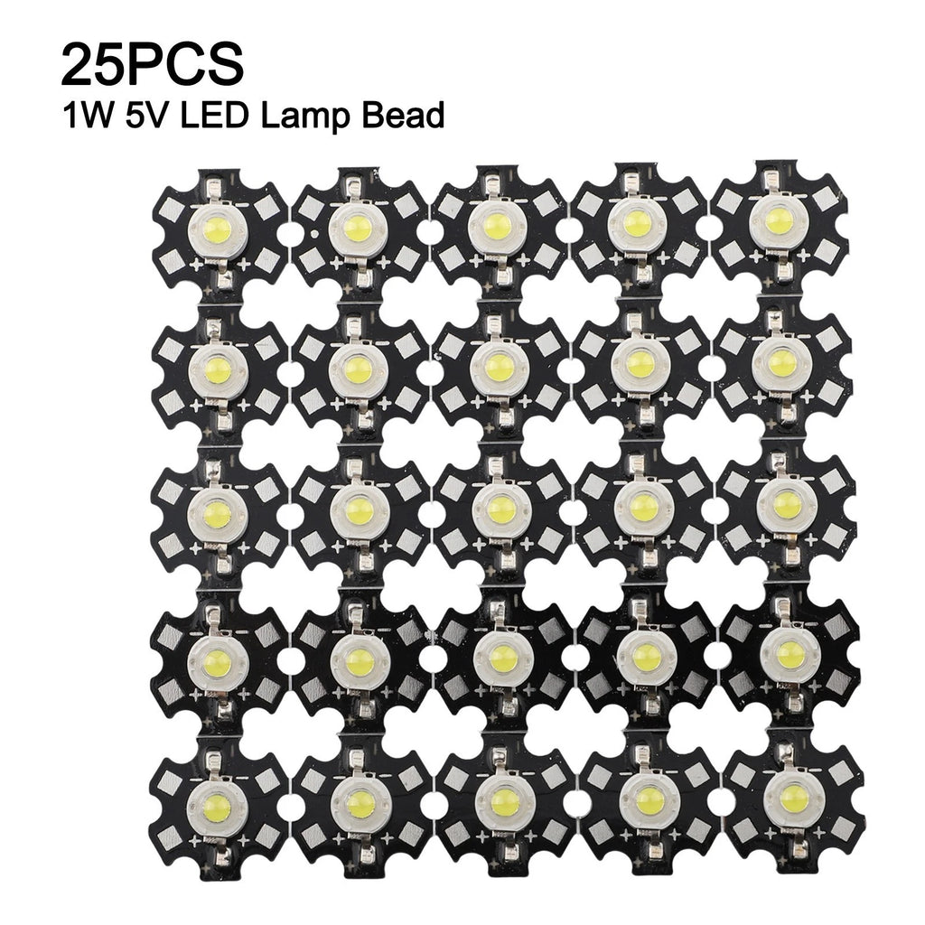 25X 1W 5V LED Lamp Beads for Superior Floodlight Performance