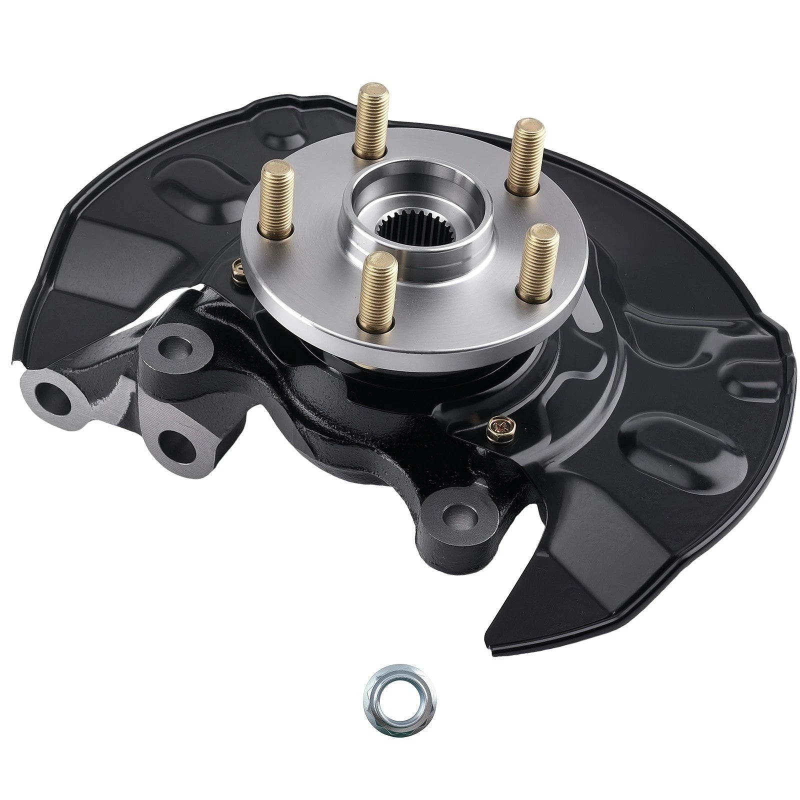 Front Left Steering Knuckle with Wheel Hub Bearing for Toyota Matrix (2003–2008)
