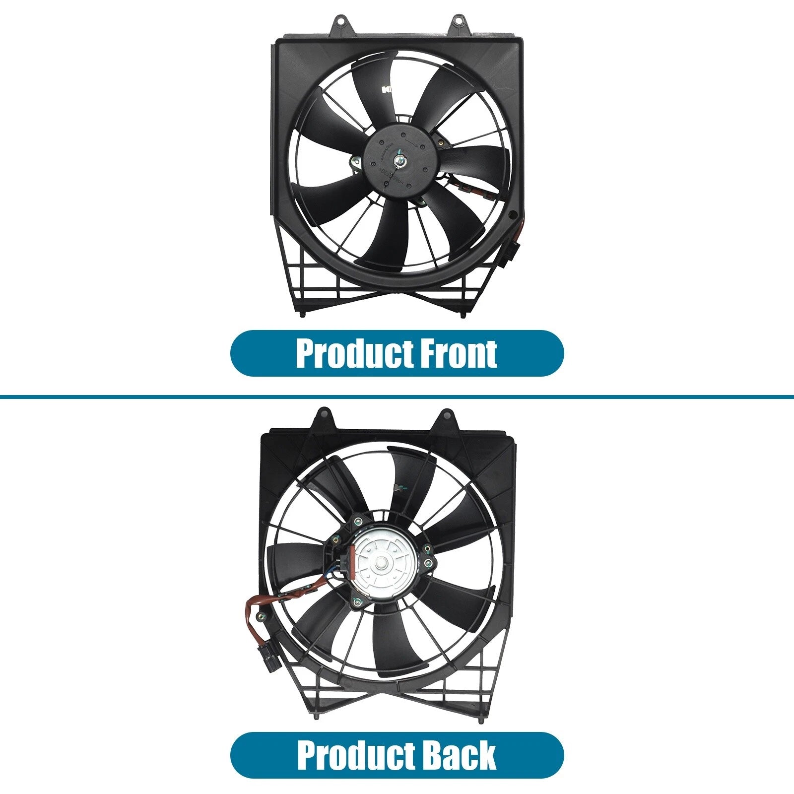 Right Side Radiator Cooling Fan Assembly for Honda Accord (2018–2021)