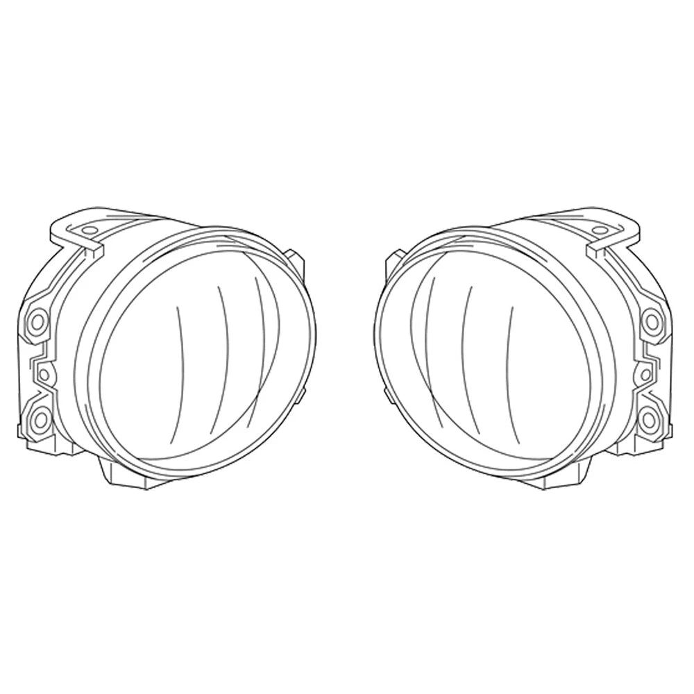 Set of 2 Fog Lights for Toyota Lexus (OEM)