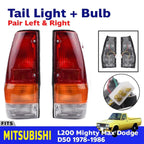 Tail Lights Replacement Lamp Fits Mitsubishi L200 Express Chrysler Ute 1978-1986