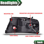 LED Projector Headlights for Ford F-150, Lincoln Mark LT (2004–2008)