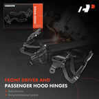 2X Bonnet Hood Hinges for BMW X1 (2013–2015)