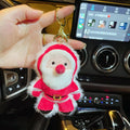 Decorations Keyring Plush Christmas Keychain for Gift