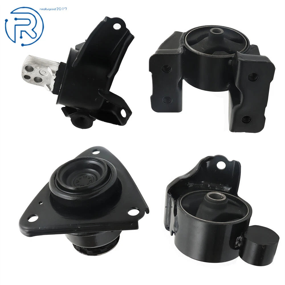 Set of 4 Engine Motor & Automatic Transmission Mounts for Hyundai Elantra (2007–2010)