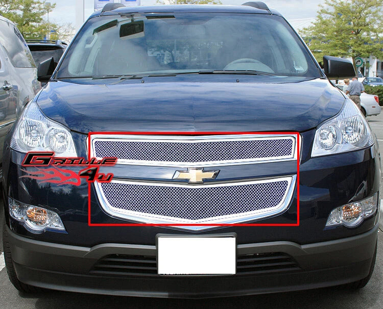 Stainless Chrome Mesh Grille Insert for Chevy Traverse (2009–2012)