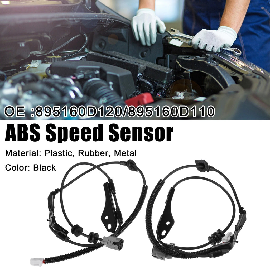 Set of 2 ABS Wheel Speed Sensors for Toyota Yaris (2008–2012) No. 895160D120