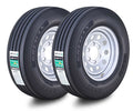 2 GREMAX ST225/75R15 14Ply Trailer Tires for 6x5.5" Wheels