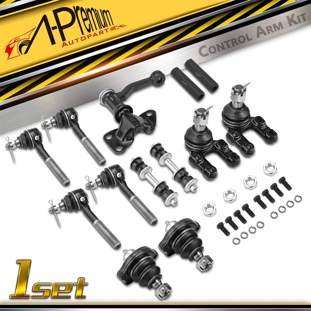 Set of 13 Front Idler Arm Sway Bar End Link Tie Rod Ball Joints for Nissan