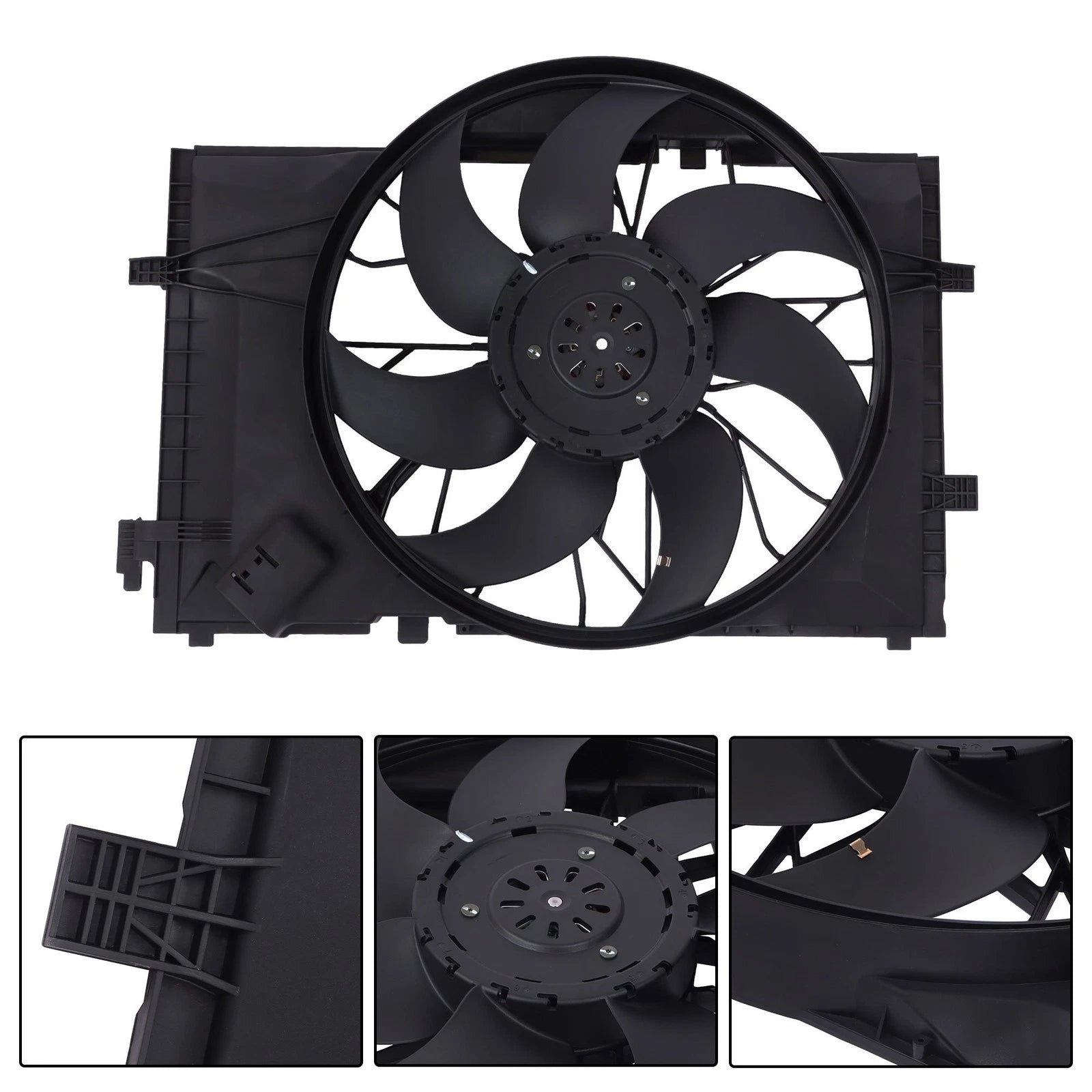 Radiator Cooling Fan Assembly for Mercedes-Benz C350 CLK350 (2006–2009)
