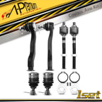 6x Front Tie Rod End Ball Joint for Honda Civic (1992–1995) Acura Integra