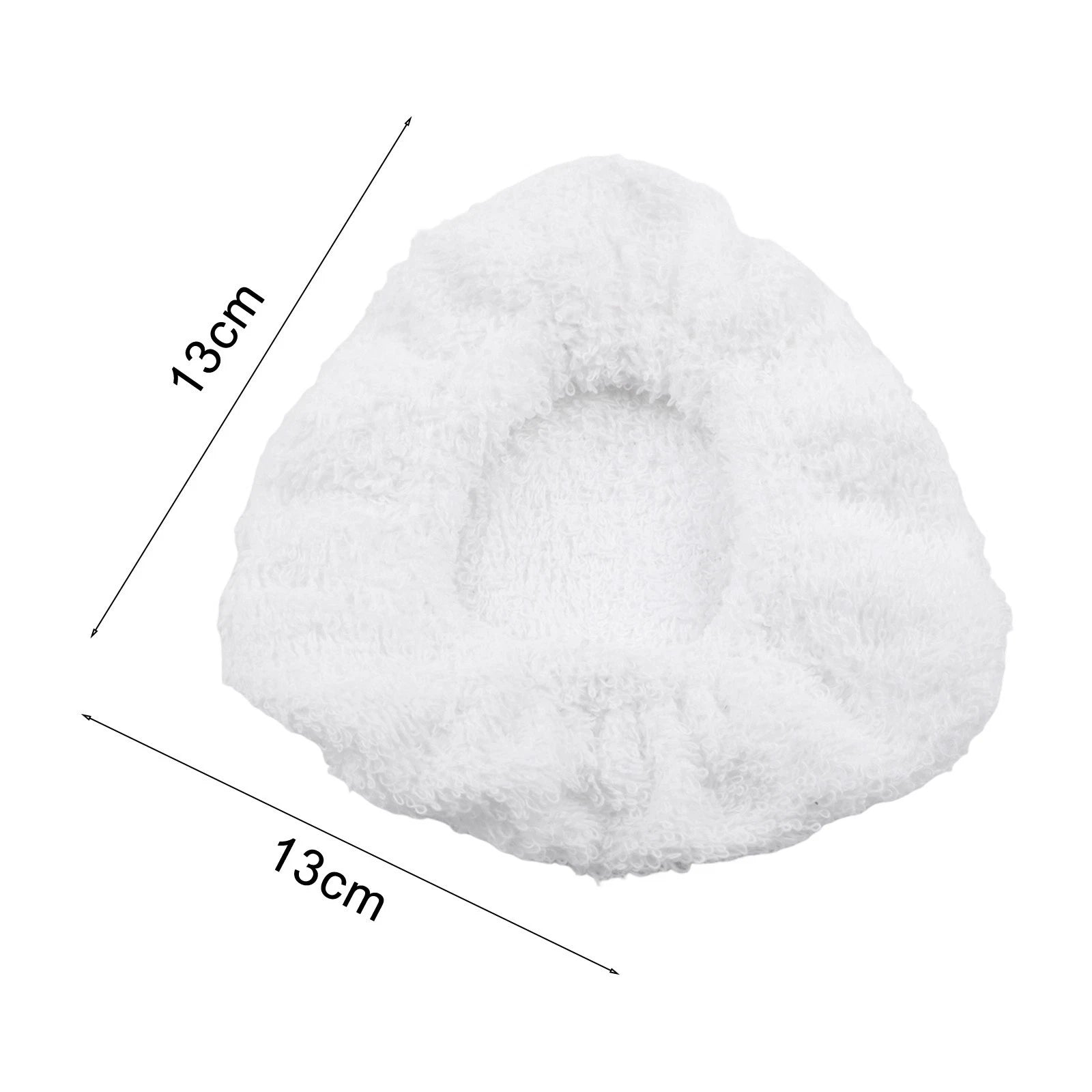 Set of 5 Small Triangle Microfiber Cleaning Pads for Dupray Steam Cleaner