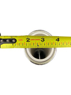 Tigress Silver Aluminum Rod Holder for 1.5" OD Pipe (Fixed Angled Mount)