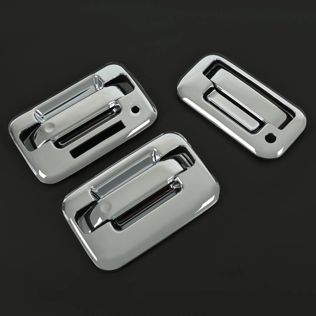 Set of 4 Chrome Door & Tailgate Handle Covers for Ford F150 (2004–2014)