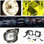 Fog Lights for Honda Pilot (2003–2005) - Amber Lens, Includes Bezel