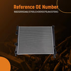 Cooling Radiator for Dodge Durango 5.7L (2015–2020) Cross Flow Aluminum