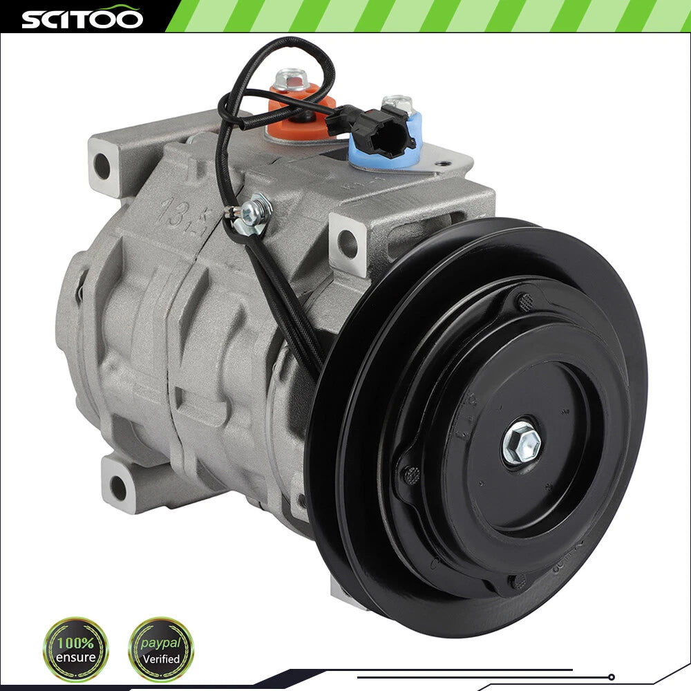AC A/C Compressor w/ Clutch for Isuzu NPR-HD NQR NRR 5.2L 2011–2020