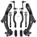 10x Front Lower Control Arm Sway Bar Tie Rod for Ford Edge Lincoln MKX (2007–2014)