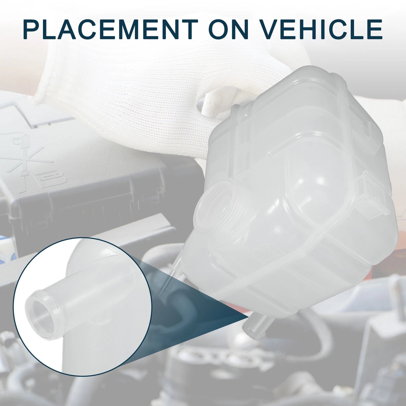 Coolant Expansion Recovery Overflow Tank No.13220124 for Buick LaCrosse (2010–2016)