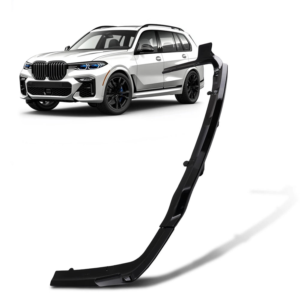 Gloss Black Rear Bumper Diffuser Side Apron Spats for BMW X7 G07 (2019–2025)