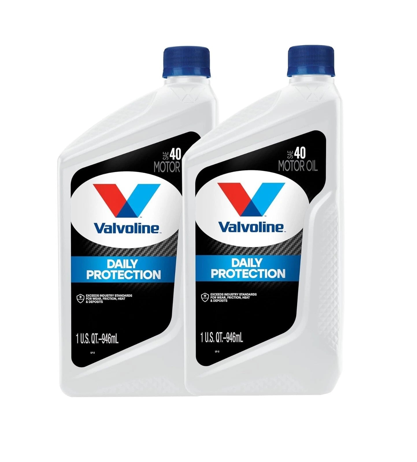 2X Valvoline Daily Protection SAE 40 Motor Oil for (Set of 2 x 1qt)