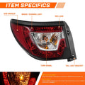 Left Side Red Lens Outer Tail Light Brake Lamp for Chevy Traverse (2013–2017)