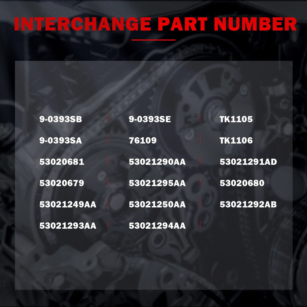 Engine Timing Chain Kit for Dodge Ram 1500, Jeep Liberty (2002-2003)
