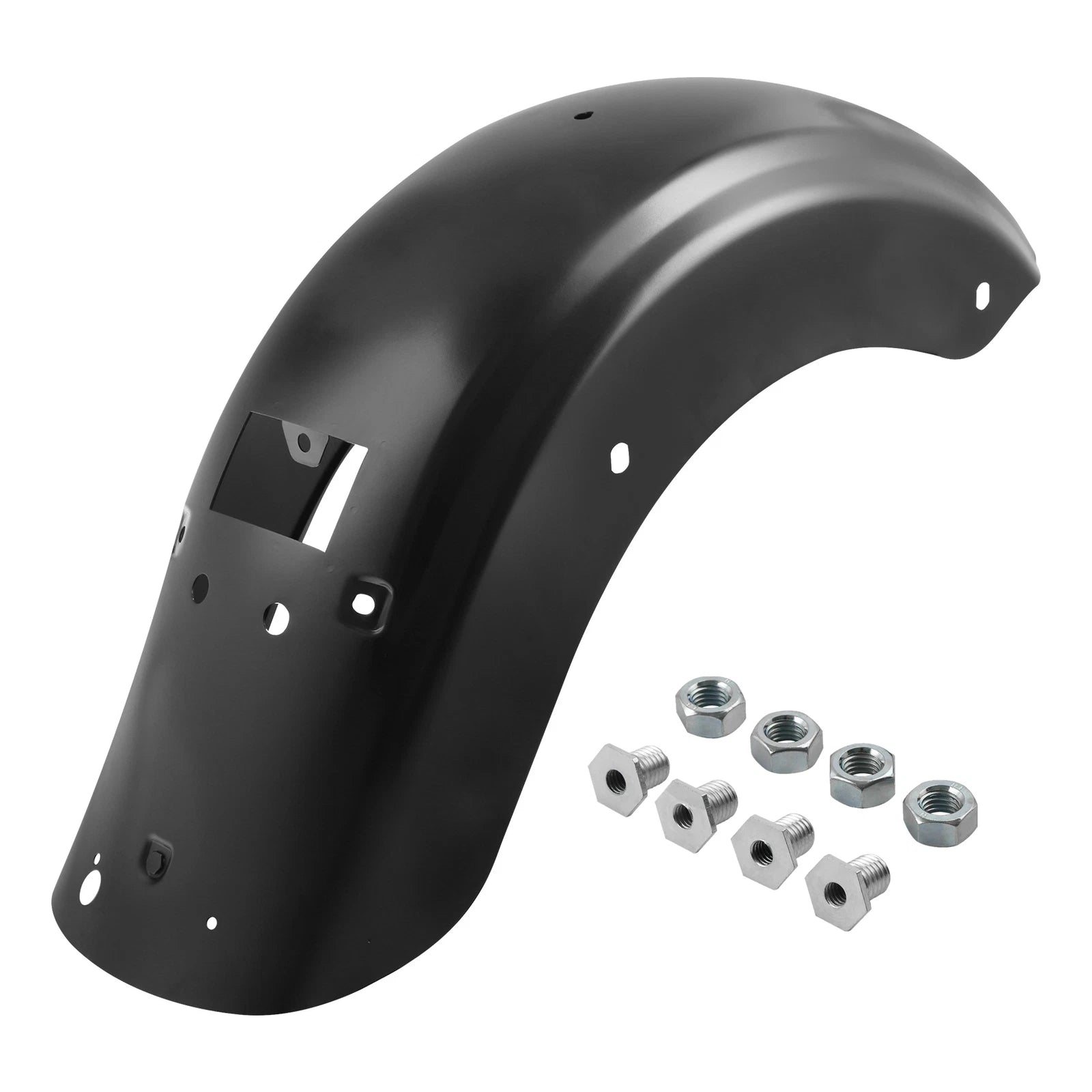 Unpainted Black Rear Fender for Harley Touring Electra Street Road Glide (2009–Present)