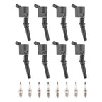 8pcs Ignition Coil & Spark Plug Pack for Ford Mustang Expedition Explorer (2000–2023) DG508