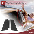 Carbon Fiber Door Pillar Window Trim for BMW 8-Series (2010–2015)