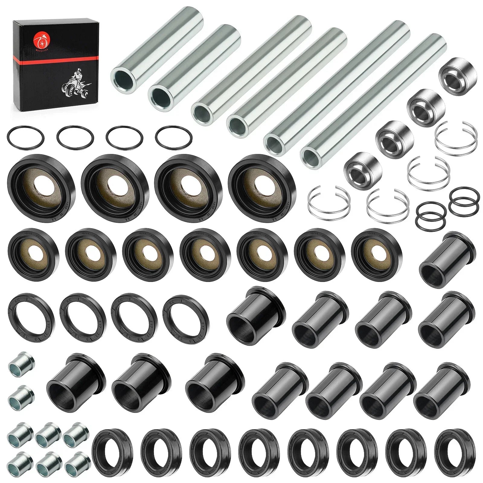 Rear U/L A-arm Bushing Shaft Kit 2 x Honda Rincon TRX650 TRX680 (2003–2013)