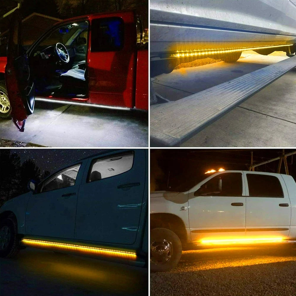 2 LED Running Board Lights for Make Model