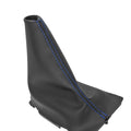 Manual Shift Boot for Ford Fiesta (2011–2019) Blue Stitch PVC Leather