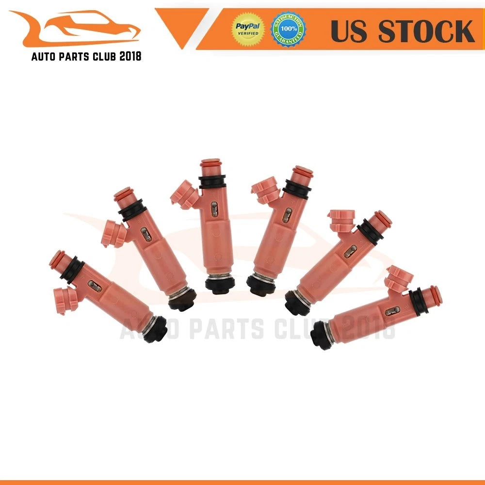 Set of 6 Fuel Injectors for Toyota Camry Lexus ES330 (3.0L 3.3L) 23250-20030
