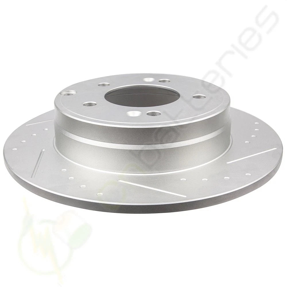 Drilled and Slotted Brake Rotors for Hyundai Sonata