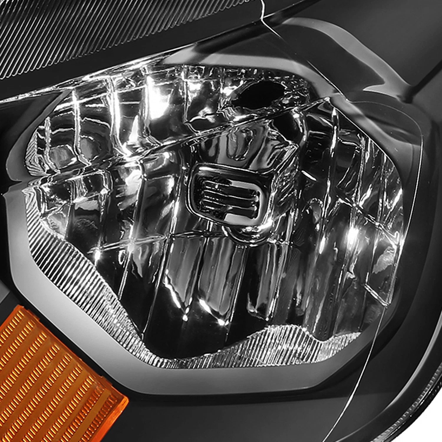 Factory Style Headlights for Ford Ranger XL XLT (2019–2023) Black/Amber