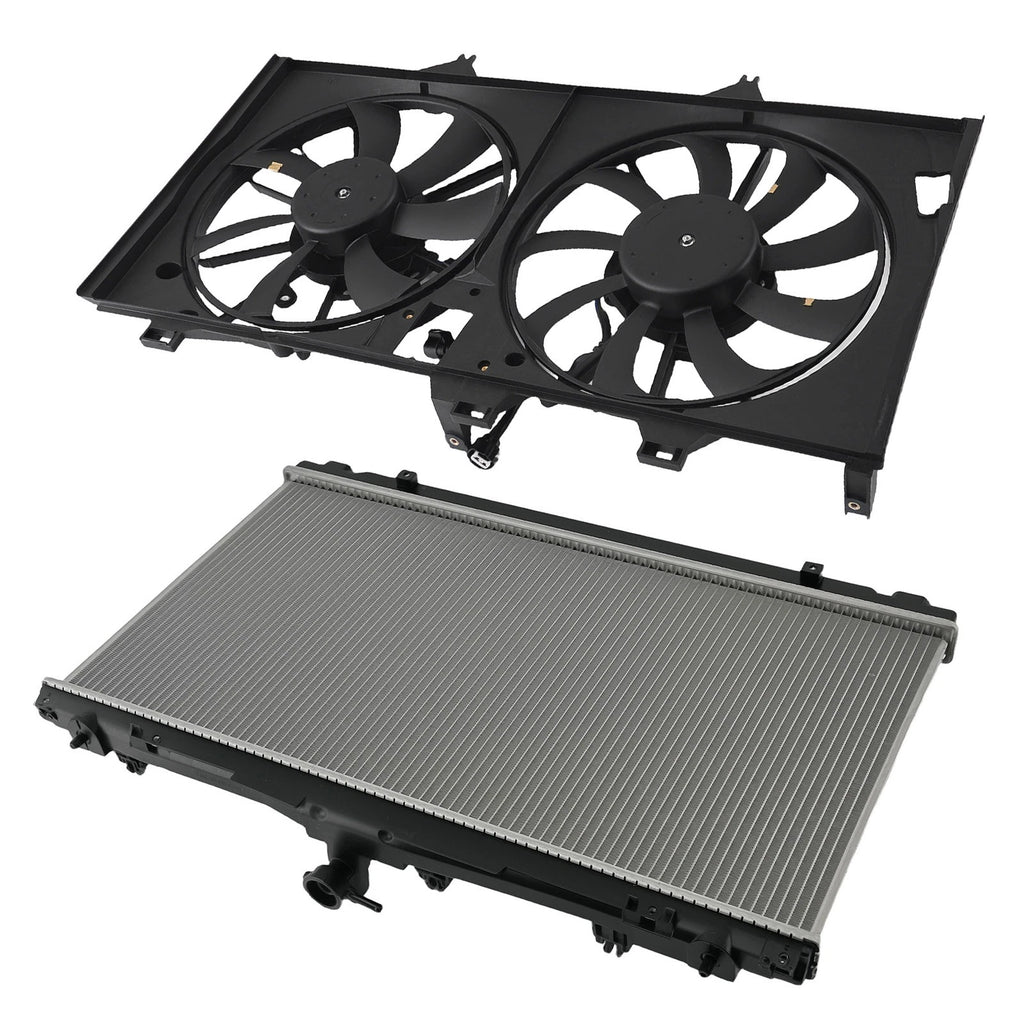Radiator & Cooling Fan Kit for Toyota Camry L4 2.5L FHEV 2012-2017 163610V320