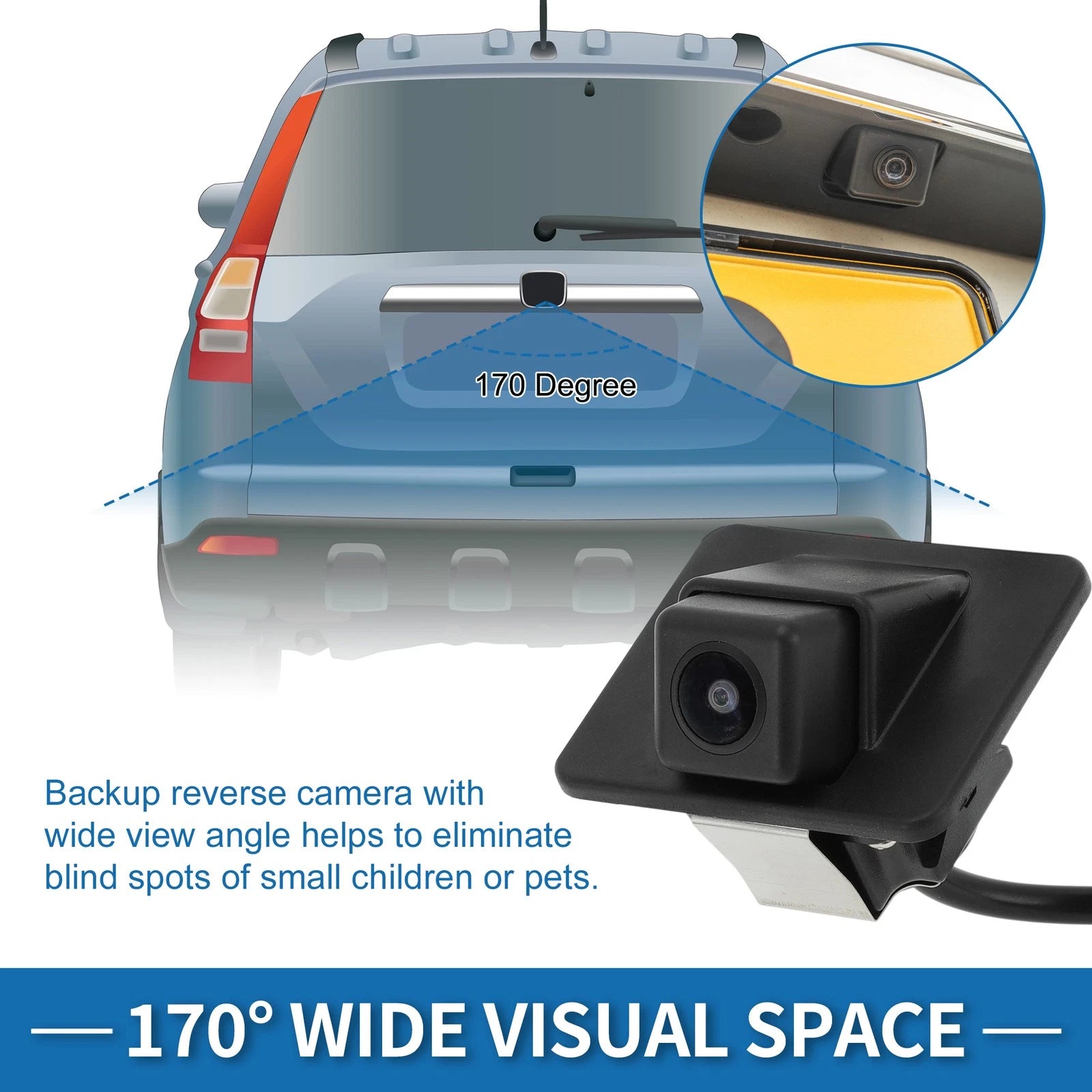 Rear View Park Assist Backup Camera for Kia Optima Hybrid (2011–2013)