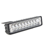 6" LED Work Light Bar Dual Color White Amber for Car