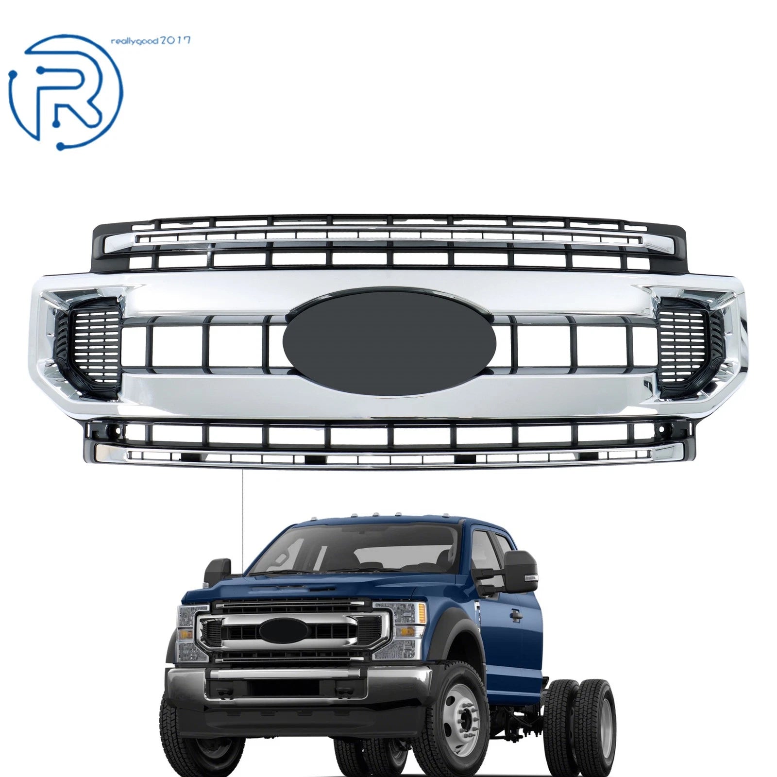 Chrome Grille for Ford F250 XL/XLT (2020–2022)